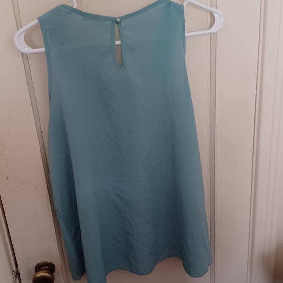 Soprano Teal flowy Tank sz Xl - Picture 5 of 5